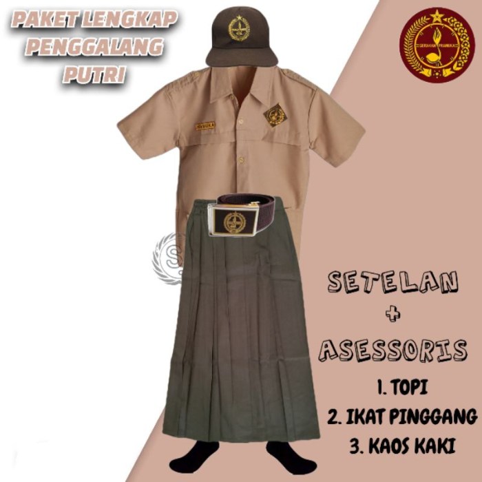 Baju pramuka penggalang kelas 5 sd putri
