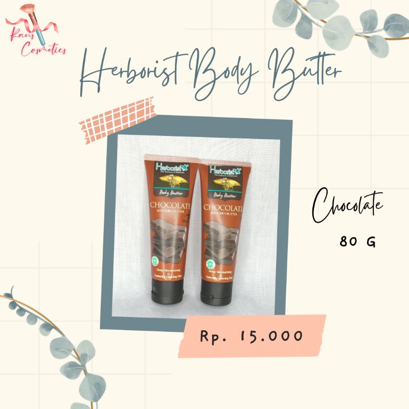 Jual Herborist Body Butter Chocolate (Rans Cosmetics) Shopee Indonesia