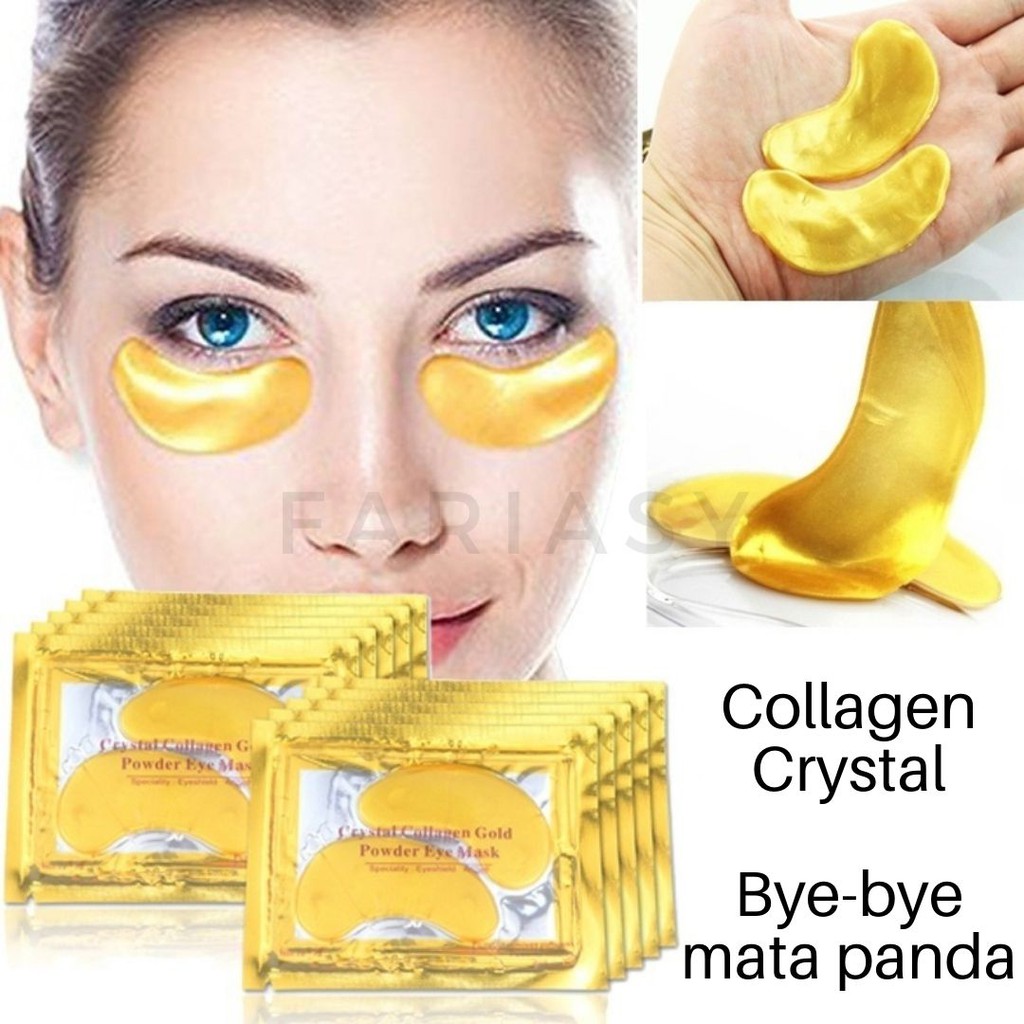 Jual Masker Mata Kolagen / Crystal Collagen Gold Anti Aging Powder Eye