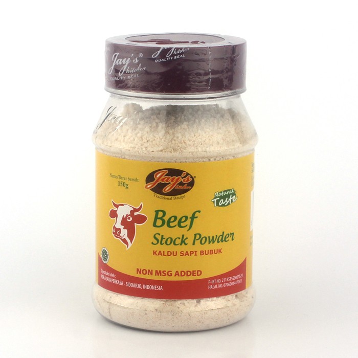 Jual Bumbu Kaldu Sapi Bubuk Tanpa MSG Jay's Beef Stock Powder No MSG