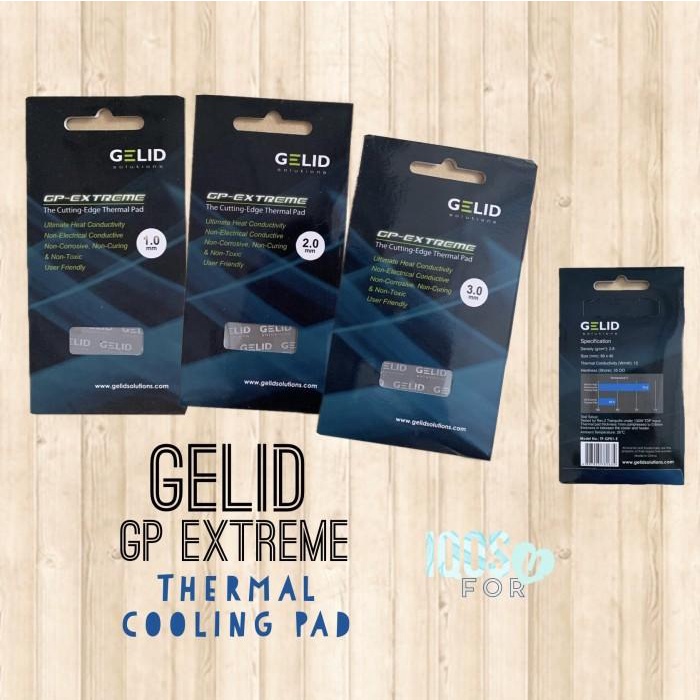 Jual Thermal Gelid Gp Extreme Thermal Cooling Pad Vga Shopee Indonesia