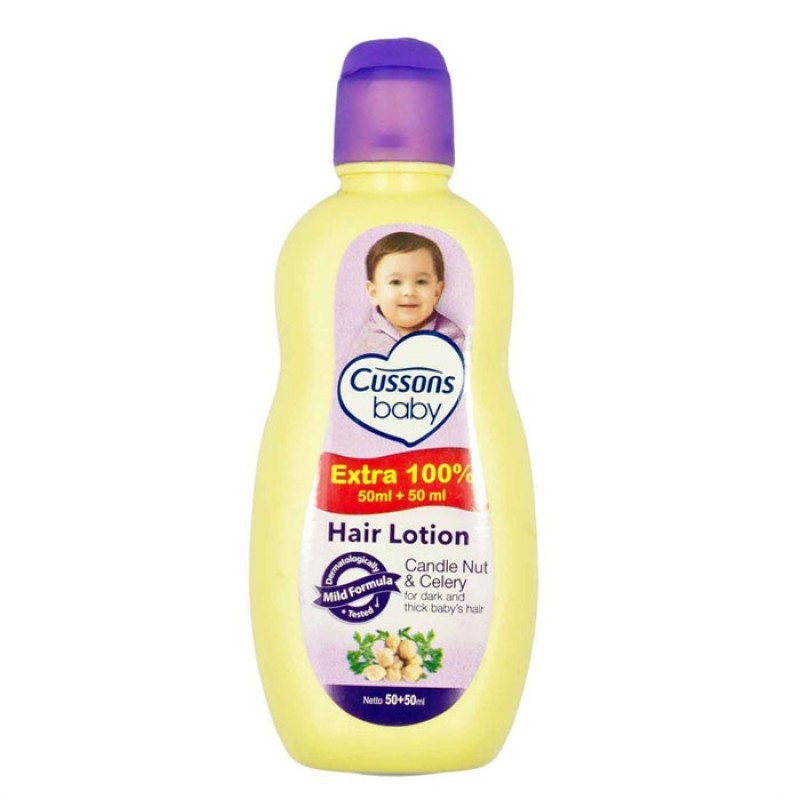 Jual Cussons Baby Hair Lotion Aloe Vera Kemiri Celery 100 ml Minyak
