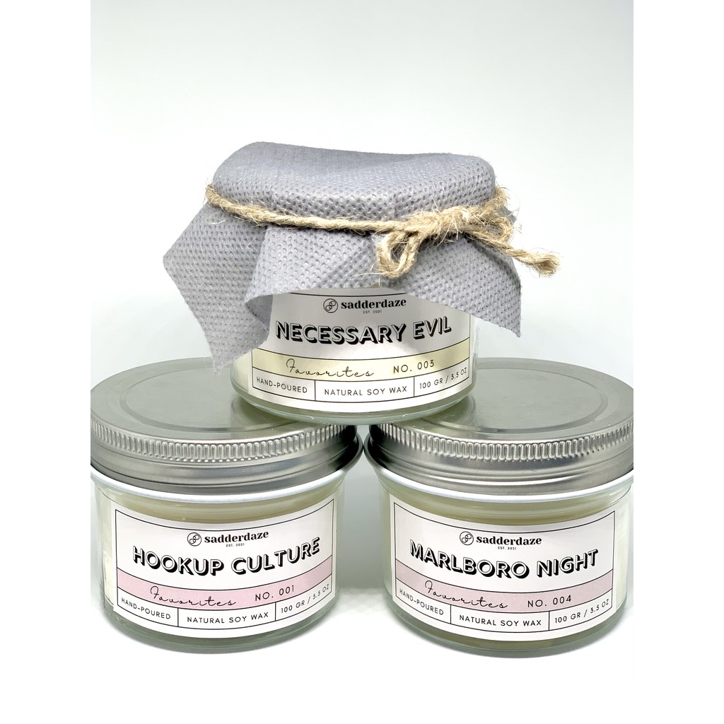 Jual BUNDLE No. 1 Scented Candle MIX ( 100 gr ) Soy Wax // Lilin