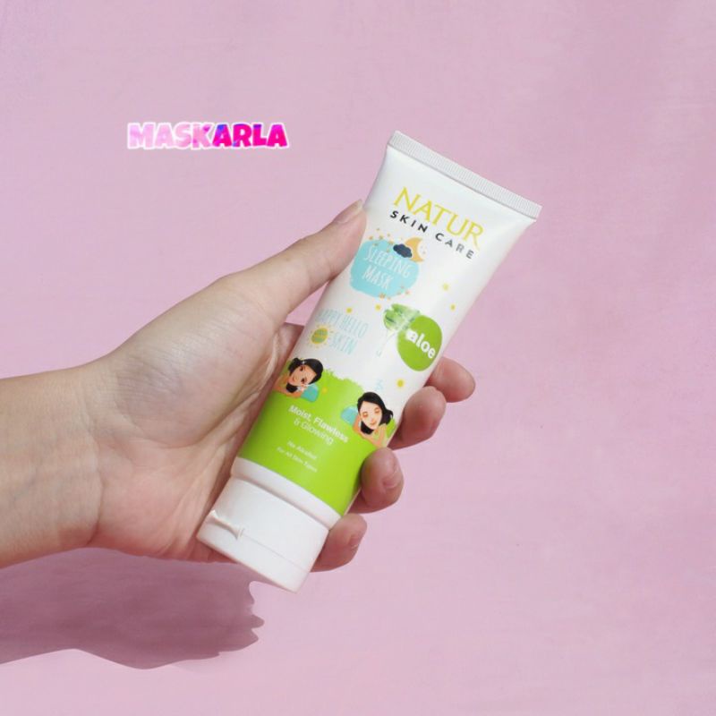 Jual NATUR Sleeping Mask Aloe Vera (100 ml) Shopee Indonesia