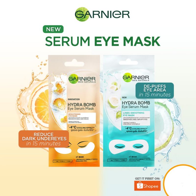 Jual GARNIER Hydra Bomb Eye Serum Mask 6g Shopee Indonesia