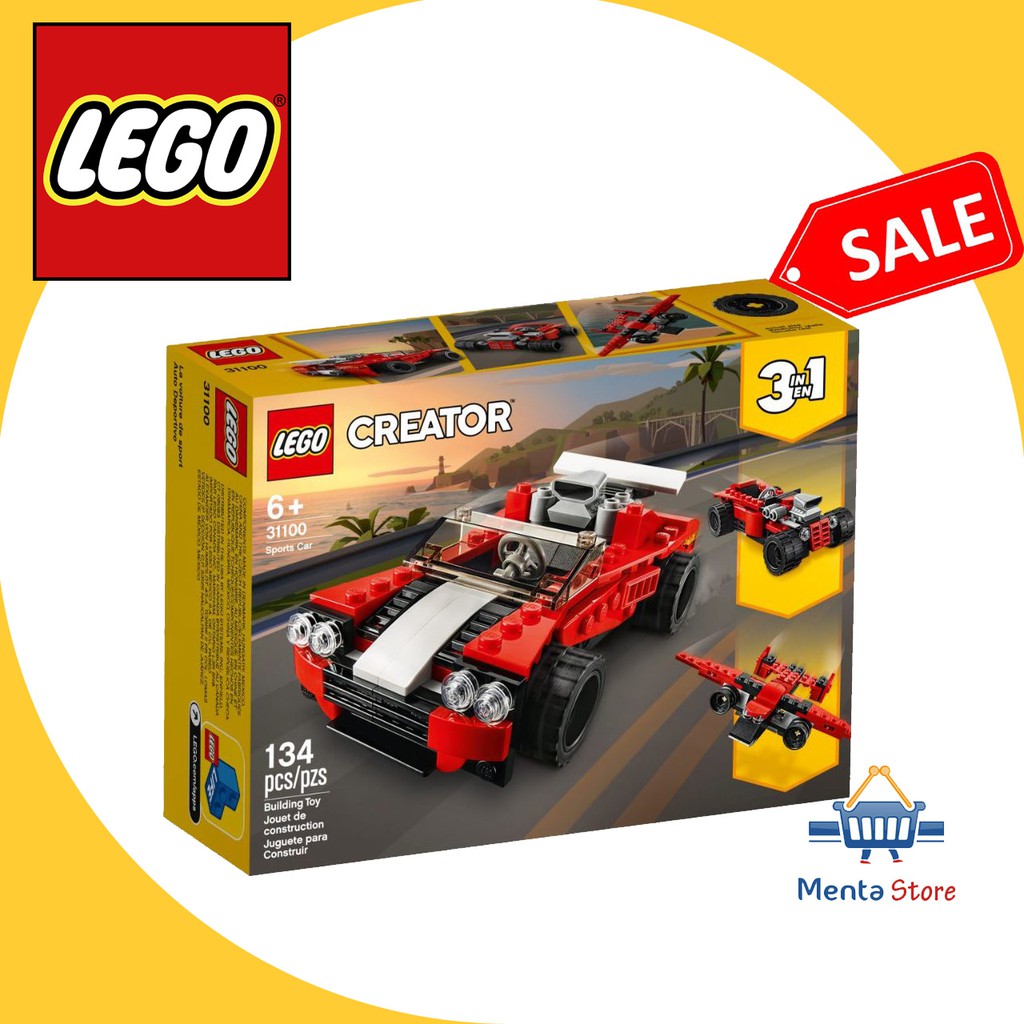 Jual LEGO Creator 31100 Sports Car Kids Mobil Sport 3in1 Toy Set Race