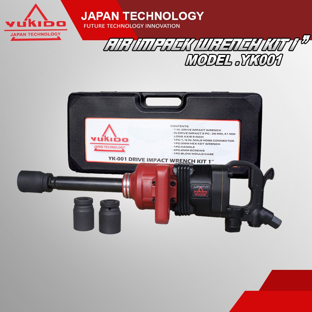 Jual Air Impact Wrench 1 inch Alat Buka Baut Roda Truck Driver impek