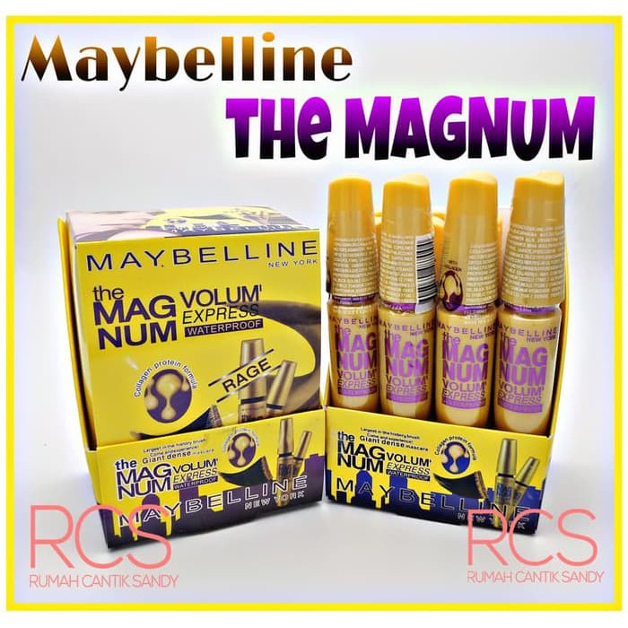Jual Mascara MAYBELLINE Maskara Maybeline THE MAGNUM Volum