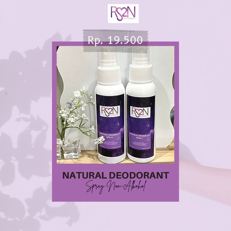 Jual RS2N Deodorant Natural Spray 100ml Shopee Indonesia