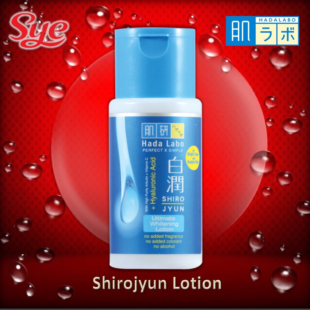 Jual Hada Labo Shirojyun Ultimate Whitening Lotion Toner 100ml Hadalabo SYE Shopee Indonesia