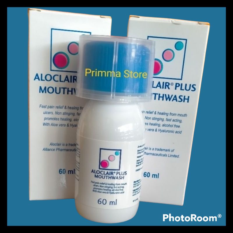 Jual ALOCLAIR PLUS MOUTHWASH 60 ml membantu mengatasi nyeri yang