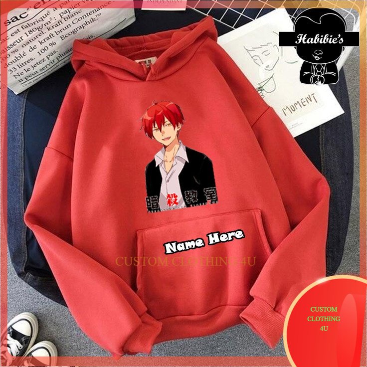 Jual Jaket Hoodie Karma Akabane Anime ASSASSINATION CLASSROOM Characters 101 Hodie Unisex