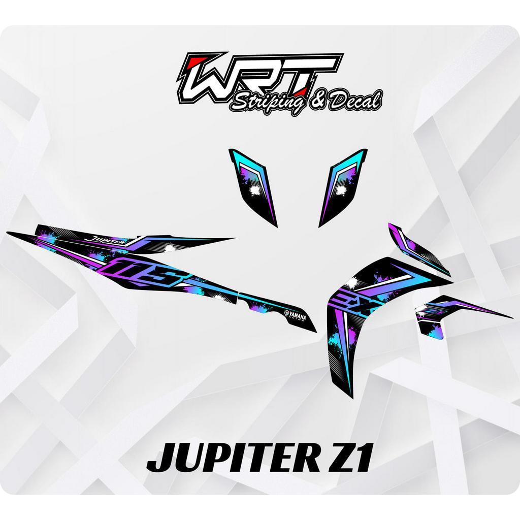 Jual Striping Jupiter Z1Stiker Decal Jupiter Z1 Rainbow Shopee Indonesia