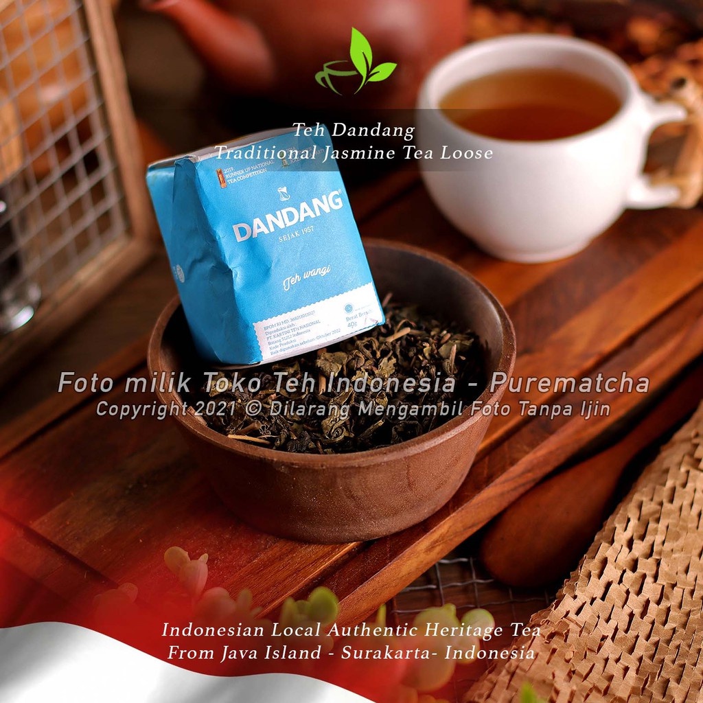Jual Teh Indonesia Teh DANDANG BIRU 1pcs 40gr Teh Tubruk Asli