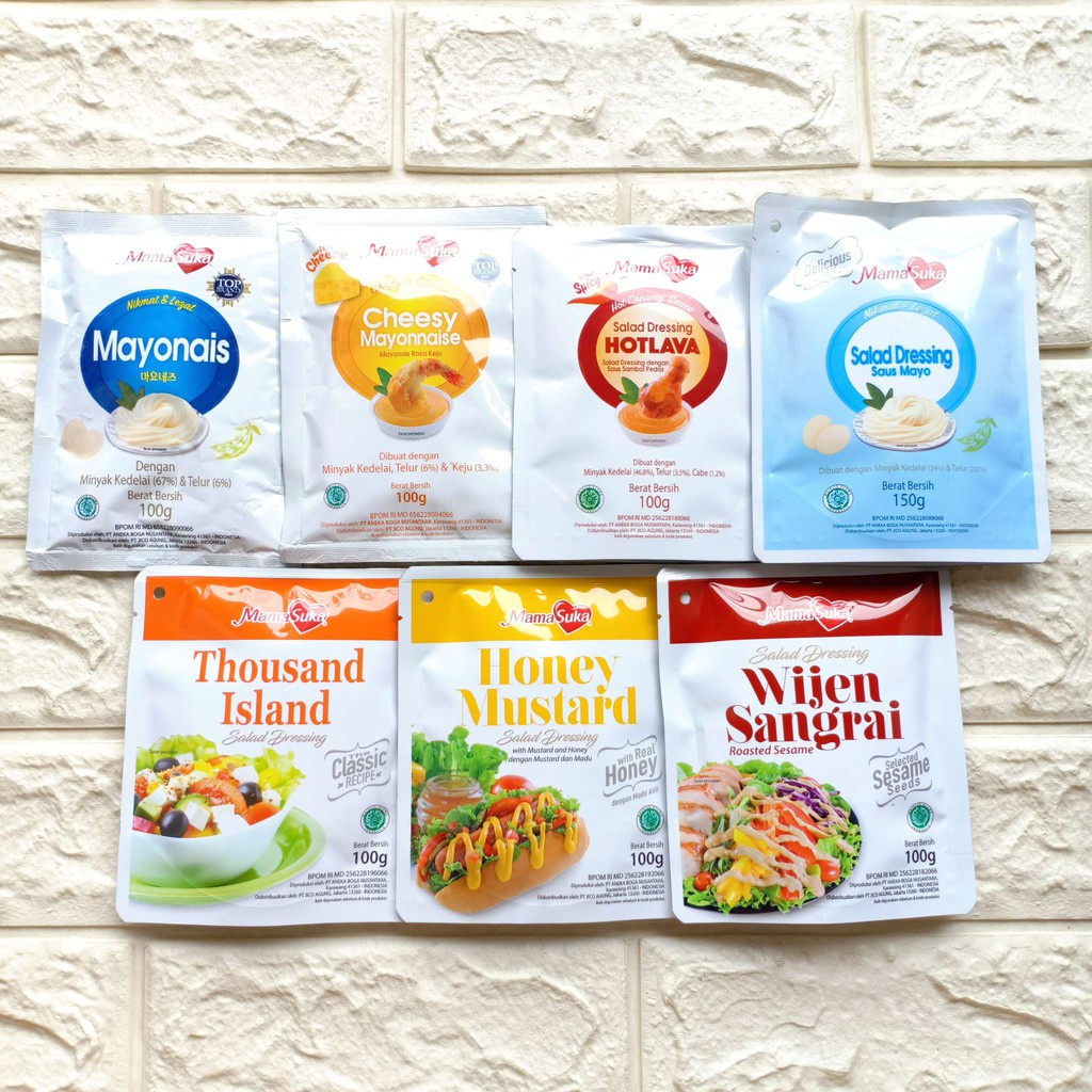 Jual Mama Suka Mayonnaise & Salad Dressing Sachet Shopee Indonesia