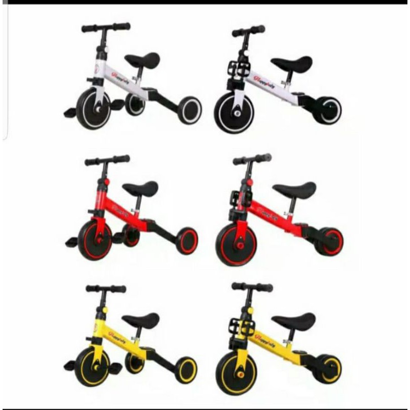 Jual Sepeda 3 in 1 Balance Bike Tricycle ready stock Shopee Indonesia
