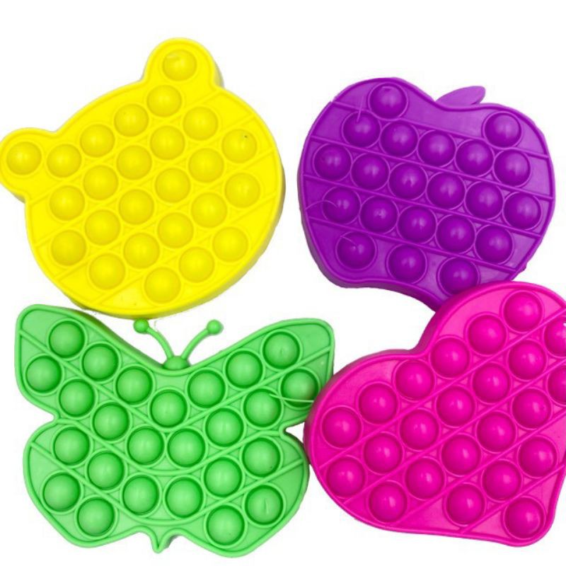 Jual Mini Pop It Mainan Anti Stress Untuk Anak kecil Ukuran Kecil
