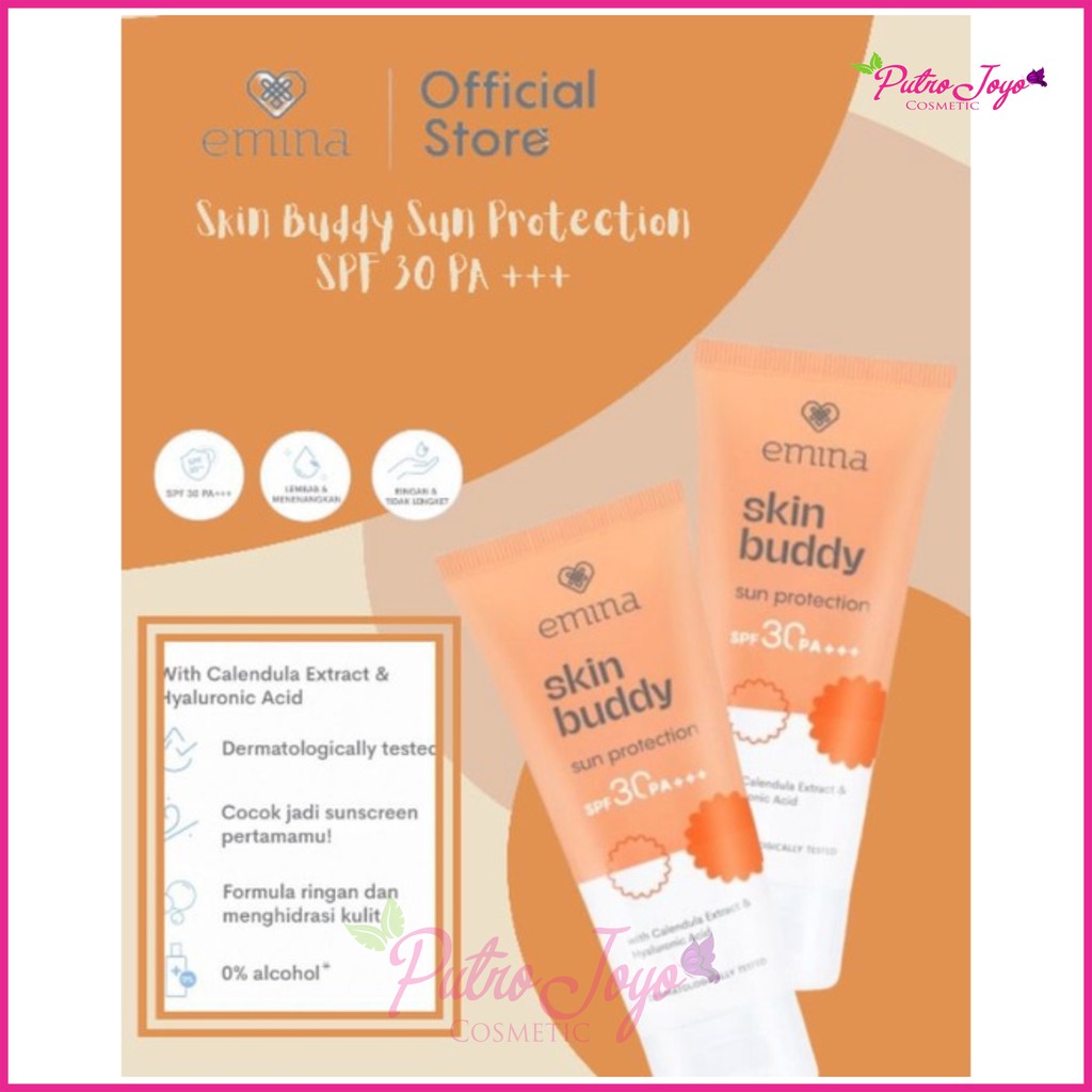 Jual Emina Skin Buddy Sun Protection SPF 30PA+++ (60ml) Shopee Indonesia