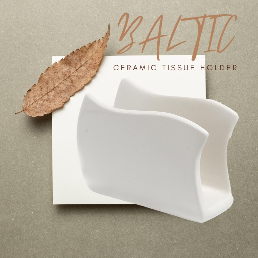 Jual BALTIC Ceramic Tissue Holder Tempat Tissue Porcelain Shopee
