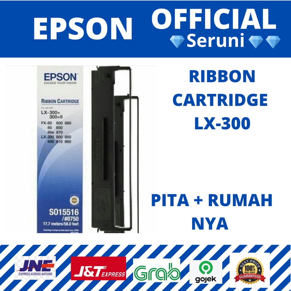 Jual EPSON RIBBON Lx300+/300+II original (pita +rumah nya) Shopee Indonesia