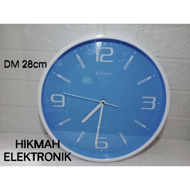 Jual jam dinding EDISON EDW 290 T28C/jam dinding cantik Shopee Indonesia