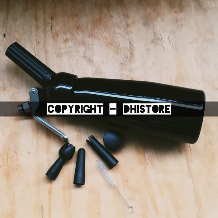 Jual Cream Dispenser Whipper Foam Maker Nitro Coffee Full Black