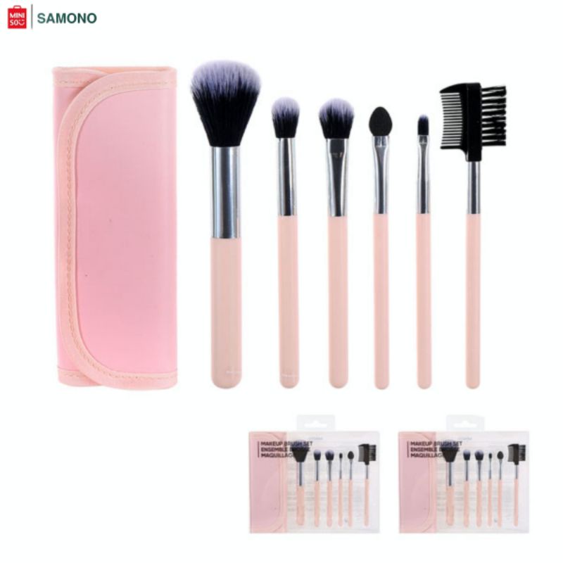 Jual MINISO MAKEUP BRUSH SET KUAS MAKE UP Shopee Indonesia