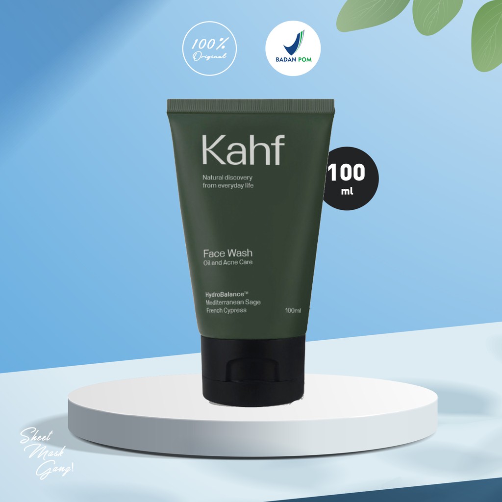 Jual Kahf Oil and Acne Care Face Wash 100 ml Shopee Indonesia