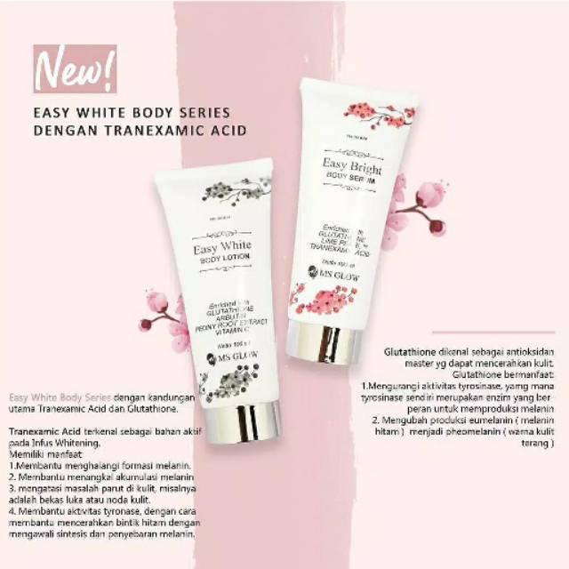 Jual MS GLOW Easy White Body Lotion Shopee Indonesia