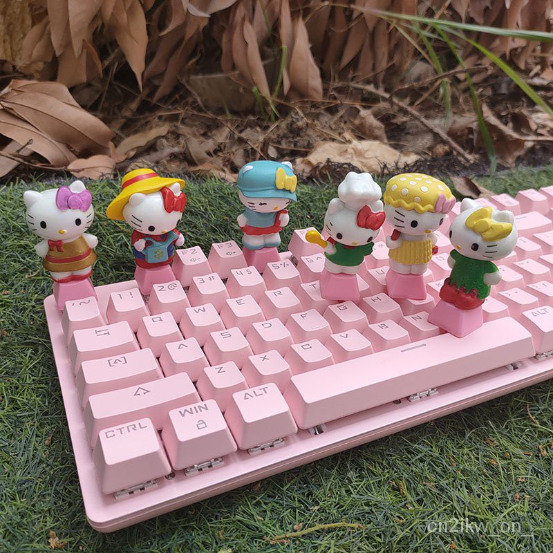 Jual Kawaii Anime Keyboard Keycaps Custom Pbt Keycap Personality DIY