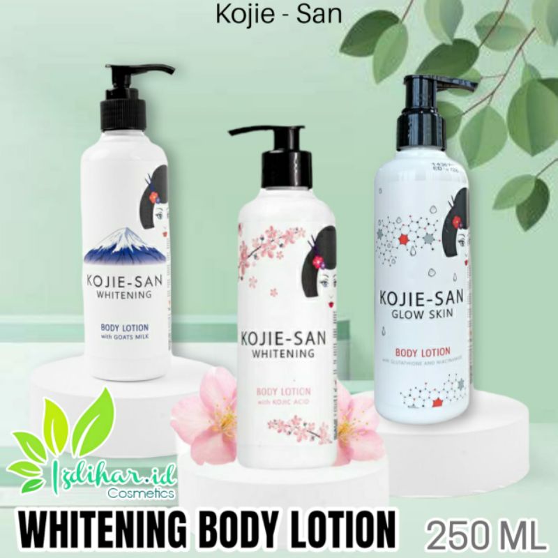 Jual KOJIE SAN WHITENING BODY LOTION 250 ML / BPOM / HALAL / ORIGINAL