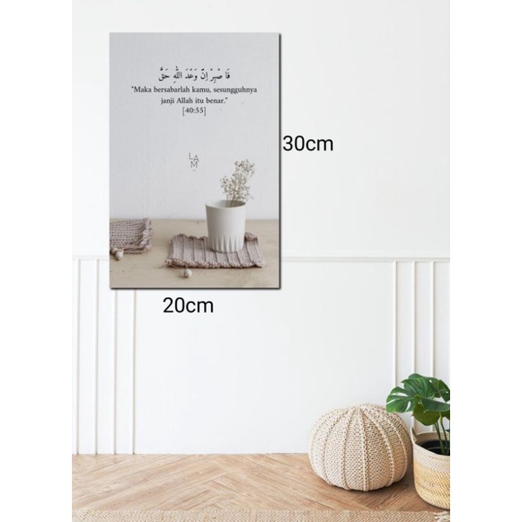 Jual Poster Kayu Aesthetic Estetik Islami Minimalis Shopee Indonesia