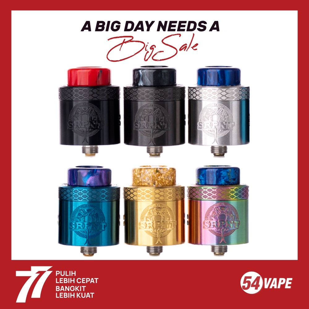 Jual Wotofo SRPNT RDA 24mm Shopee Indonesia