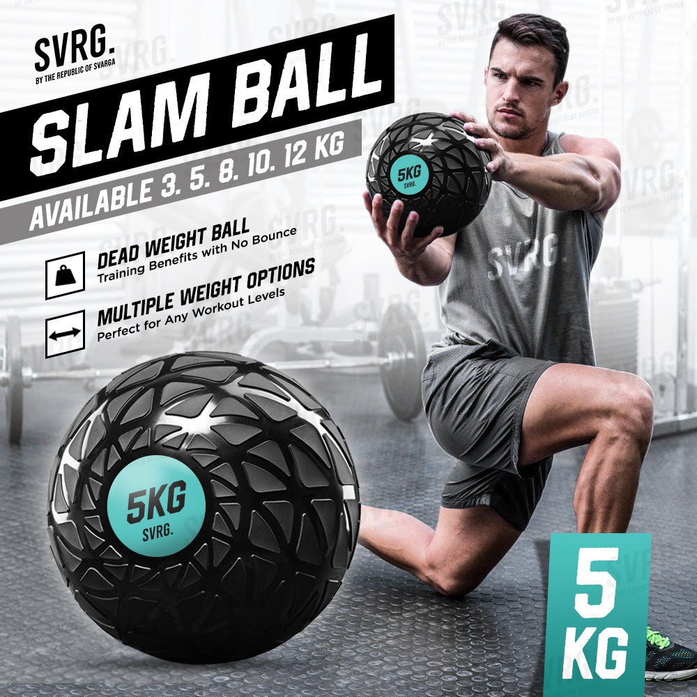 Jual SVRG. Slam Ball 5 KG Bola Gym Medicine Ball No Bounce