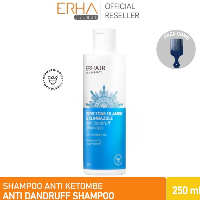 Jual ERHA SCALP CARE SHAMPOO, MENGATASI KETOMBE & DERMATITIS 250 ml Shopee Indonesia