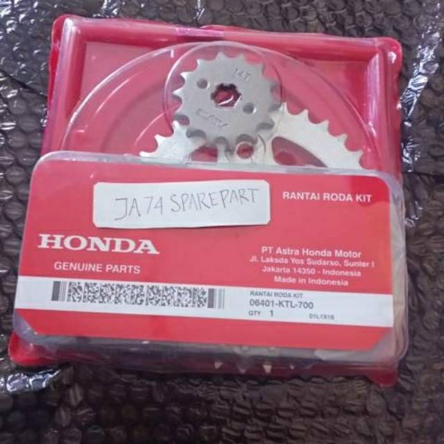 Jual GEAR SET KOMPLIT HONDA SUPRA FIT NEW,REVO LAMA, SUPRA X 125 KARBU