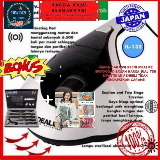 Jual Vacum / Dust UV Mite Vacuum Cleaner/ Pembunuh Tungau IDEALIFE IL