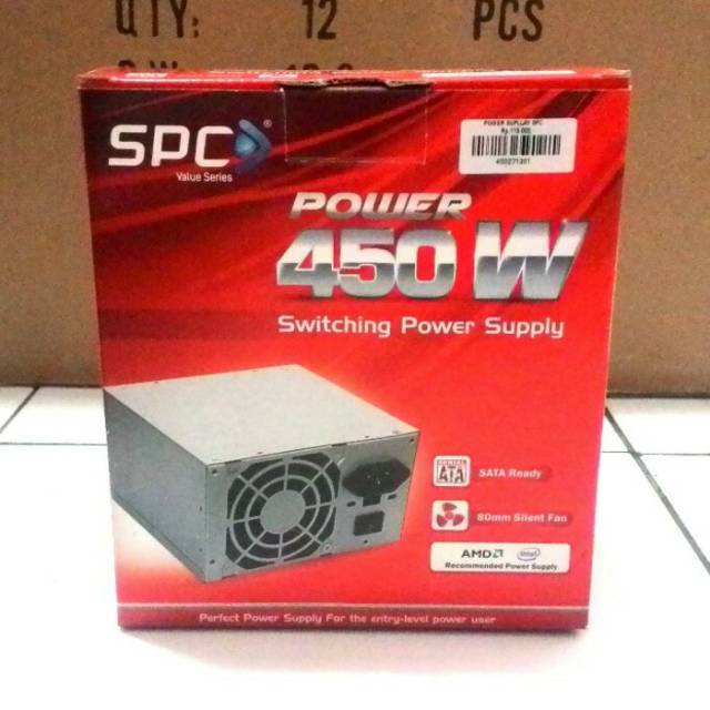 Jual Power Supply SPC 450w / Power Supply Komputer / Power Supply PC