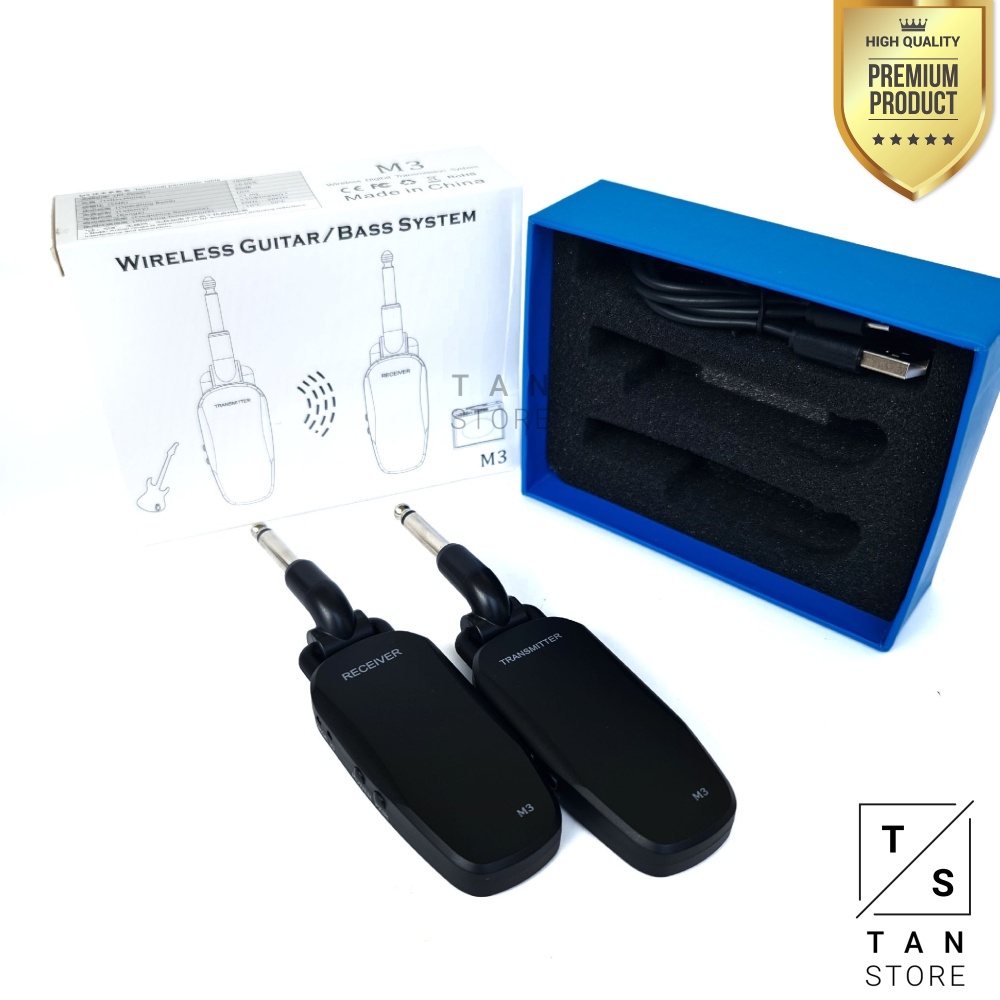 Jual Jack Gitar dan Bass Wireless Transmitter Receiver System Shopee