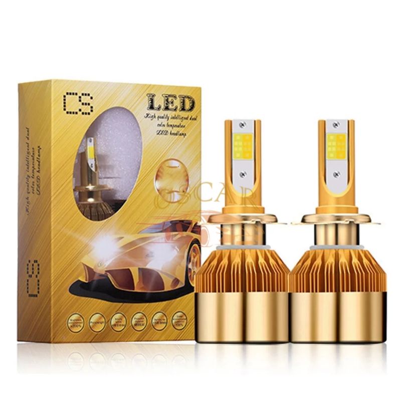 Jual Lampu LED Mobil Headlight 2 pcs Lampu Utama Mobil LED COB Super