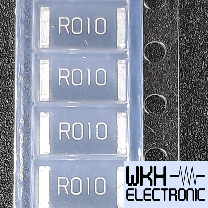 Jual SMD 2512 alloy resistor R010 0.010 ohm 10mR accuracy 1 rshunt