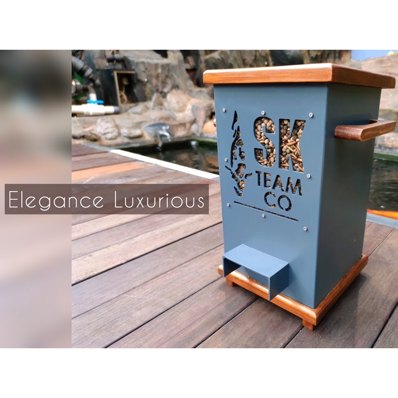 Jual Auto feeder box pemberi pakan ikan koi otomatis automatic fish