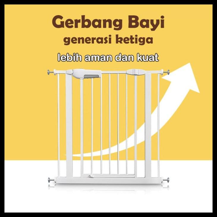 Jual New Version 3 Baby Safety Gate Pagar Pengaman Bayi Gate / 7 10
