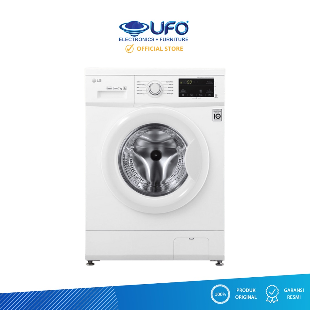 Jual LG Mesin Cuci Front Loading Smart Diagnosis 7 kg FM1007N3W