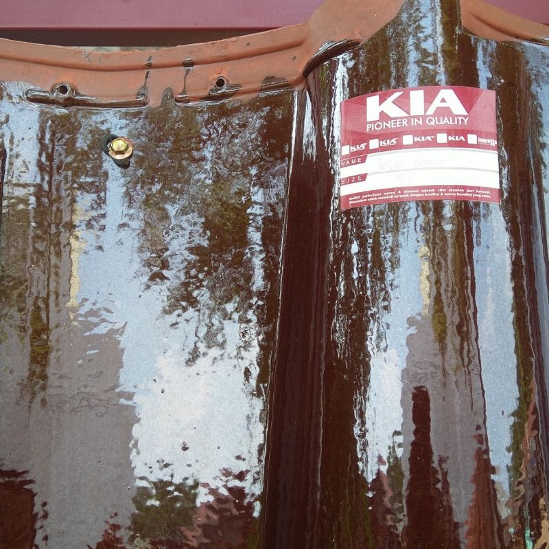 Jual Genteng keramik KIA Coco brown kw1 Shopee Indonesia