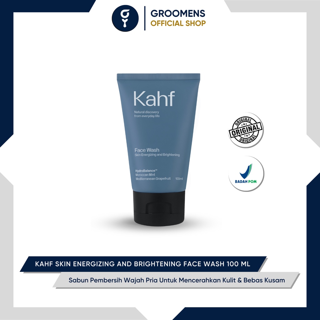 Jual Kahf Skin Energizing and Brightening Face Wash Shopee Indonesia