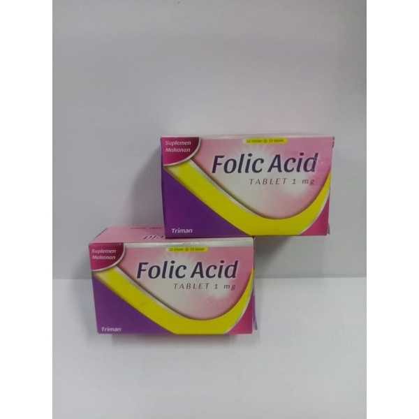 Jual Folic Acid 1mg 100 Tab Shopee Indonesia