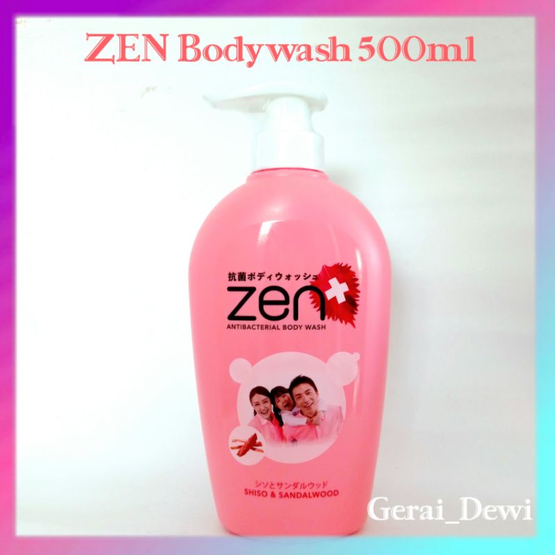 Jual ZEN Body Wash 500ml/ 450ml /Antibacterial Body wash Shopee Indonesia