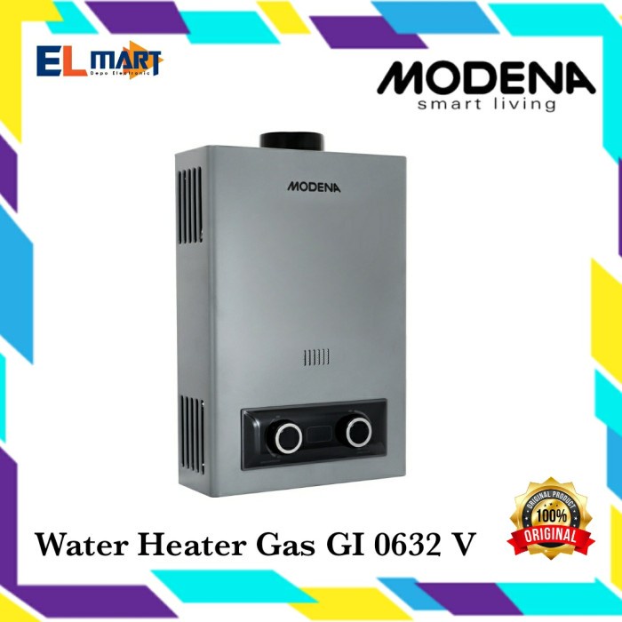 Jual Water Heater Gas Modena GI 0632V 0632 V GI0632V Pemanas Air Elpiji
