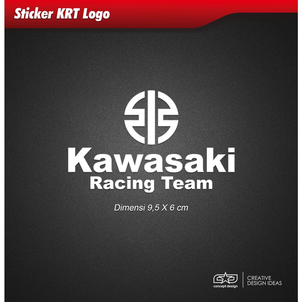 Jual Sticker Logo Kawasaki Racing Team Shopee Indonesia